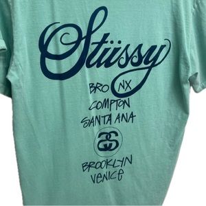 Teal Stussy Shirt